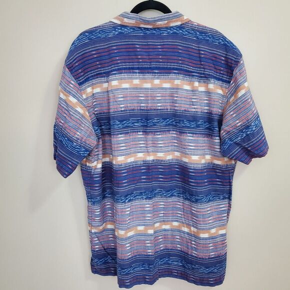 The Territory Ahead Southwestern Shirt Men Large Button-Down Pocket Cotton India - Picture 5 of 8